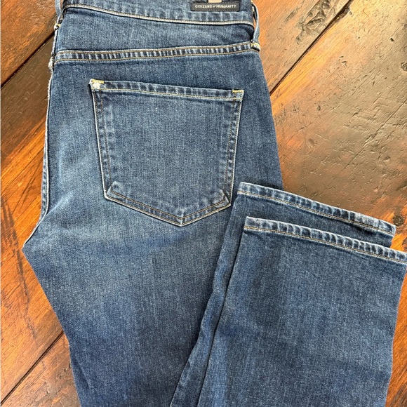 Citizens Of Humanity Denim - Citizens Of Humanity Blue Straight Leg Jeans Classic Style